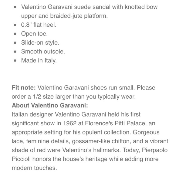 ❤️SOLD❤️Authentic Valentino Slides - Picture 8 of 8